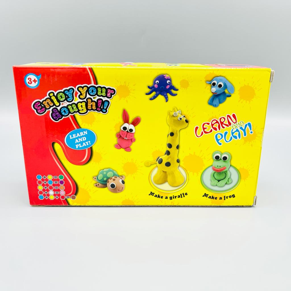 Plasticine Dough Set of 8 Cans