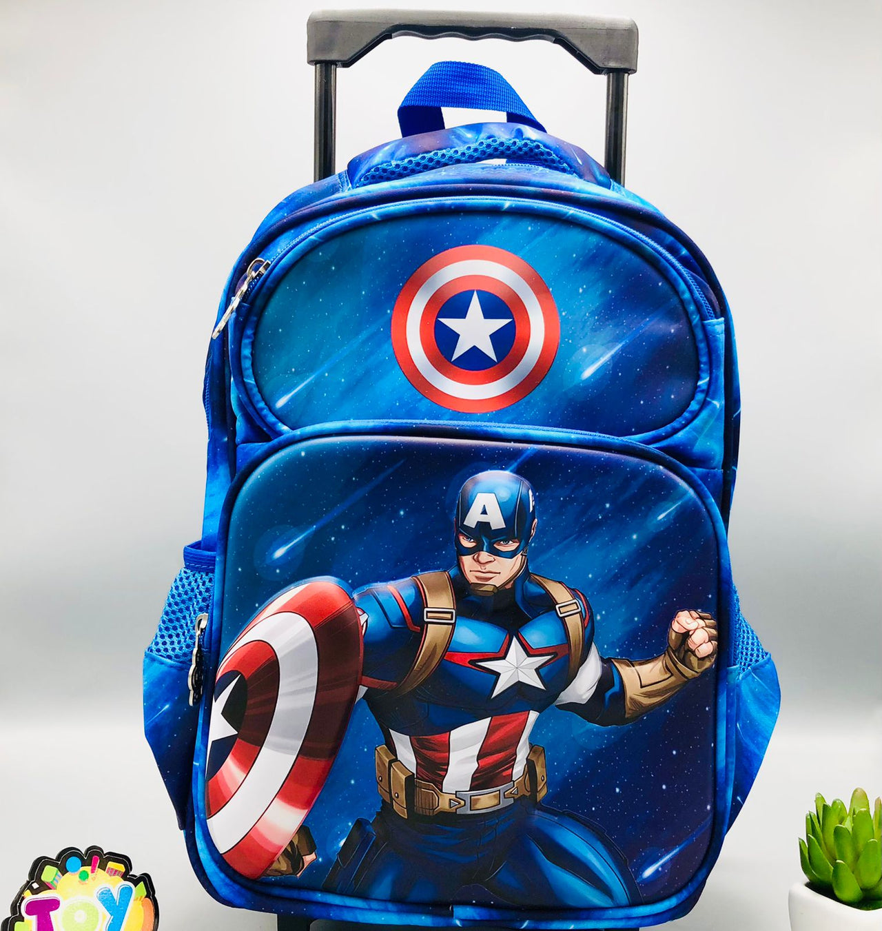 13* Inches Premium Captain America Trolley School Bag