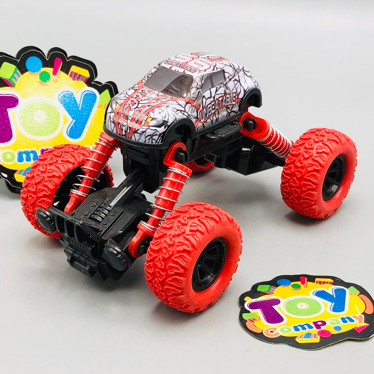 Mini Alloy Pullback Monster Off-Road Car - 1Pc