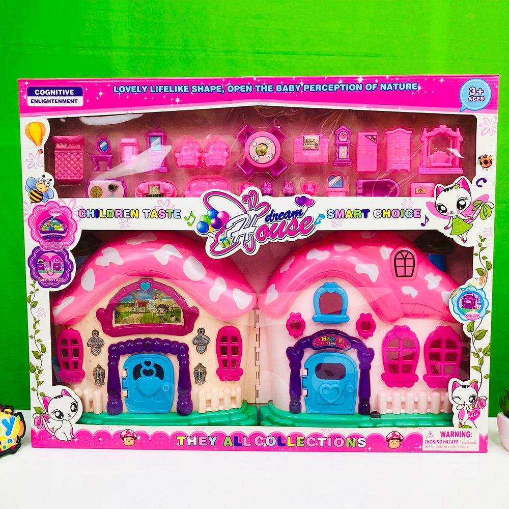 Battery Operated Dream House Play Set For Kids