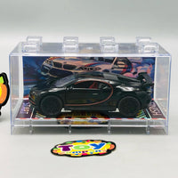 1:64 Diecast Bugatti With Acrylic Display Box - Black