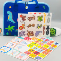 Montessori Multi-functional Activity Busy Book - Blue