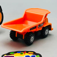 4Pcs Mini Diecast Construction Vehicles