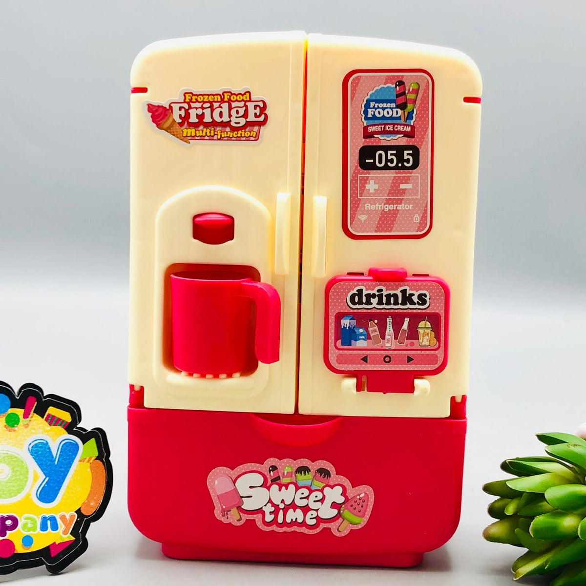 Pretend Play Frozen Food Refrigerator Set