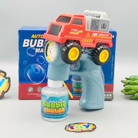 8 Holes Car Themed Colorful Bubble Gun