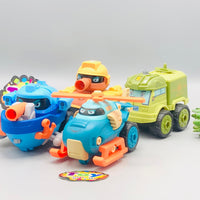DIY 4Pcs Military Screw Vehicles