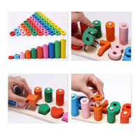 3in1 Wooden Logarithmic Learning Board