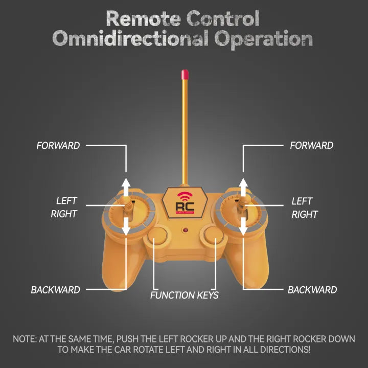 1:22 Remote Control Excavator With Lights