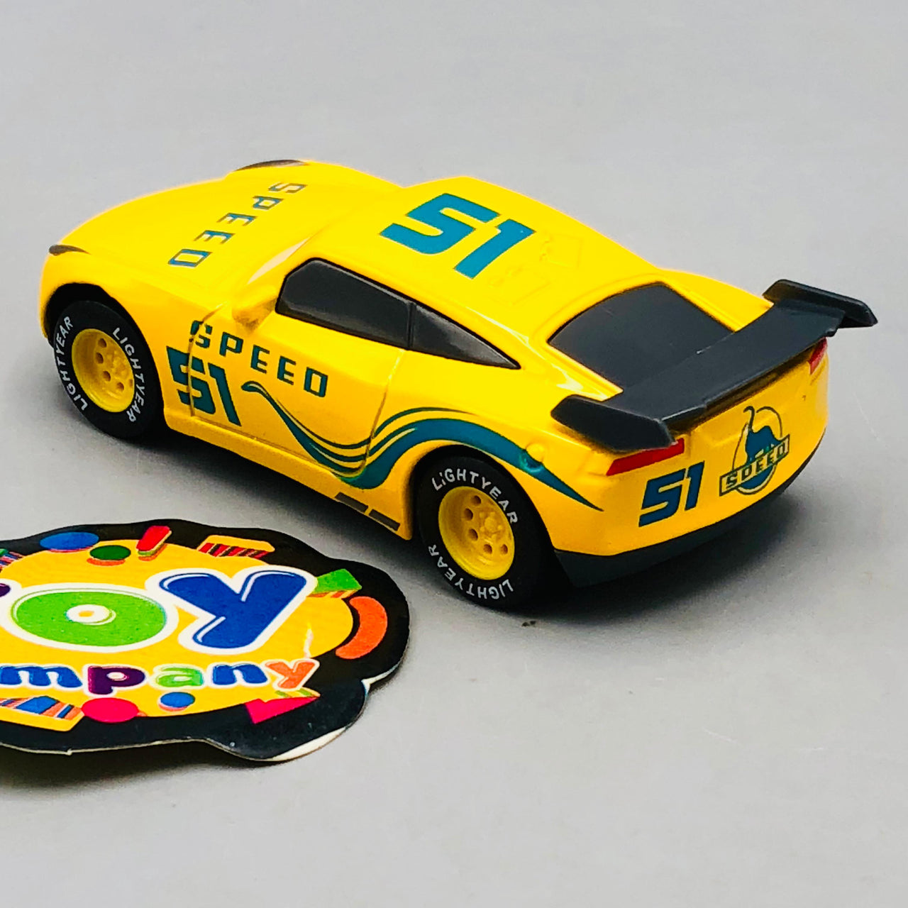 3* Inches Mini Alloy Disney Dinoco Model - 1Pc