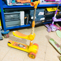 Yellow Height Adjustable Kids Scooter - Major Fault