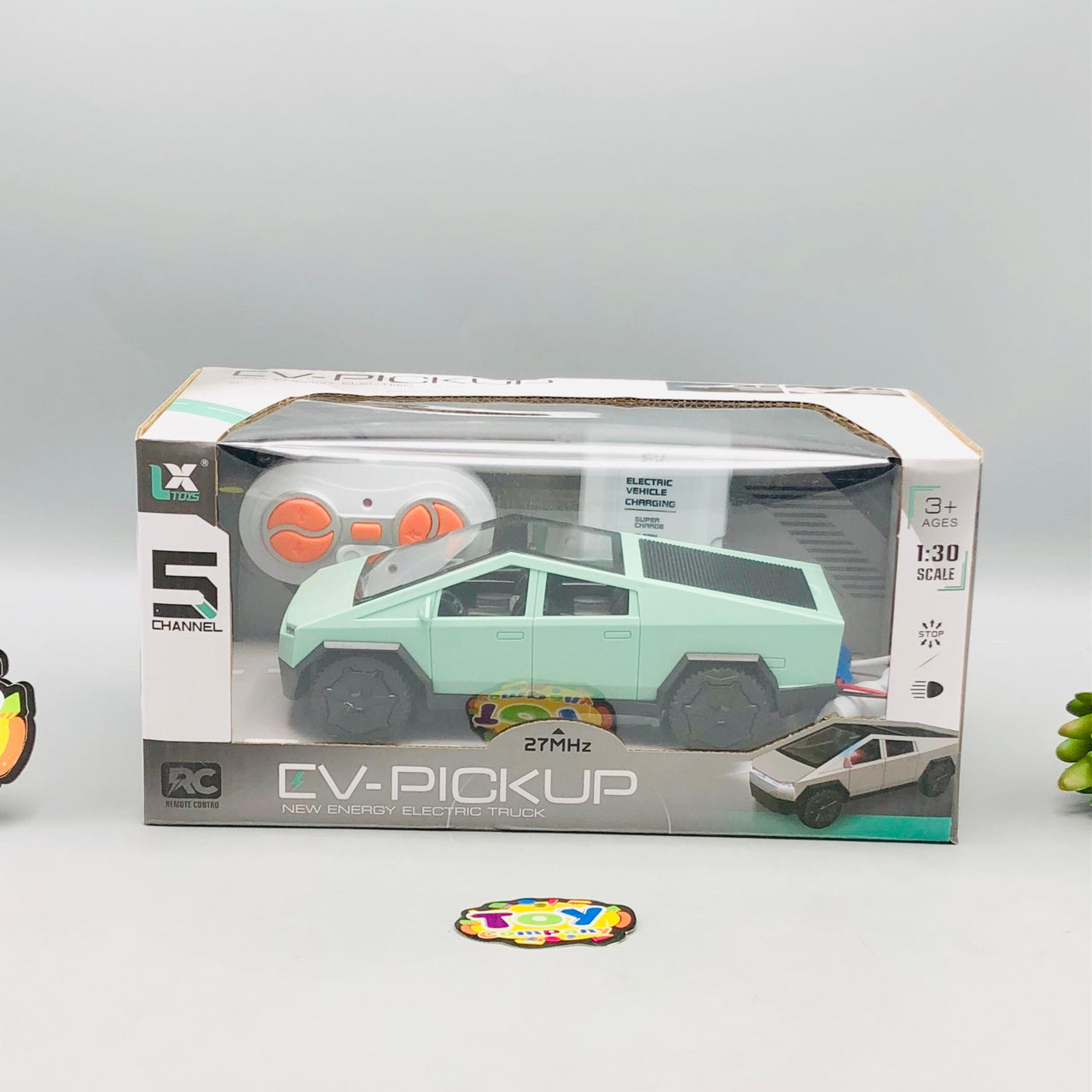 1:30 RC Tesla Electric EV Pickup Truck