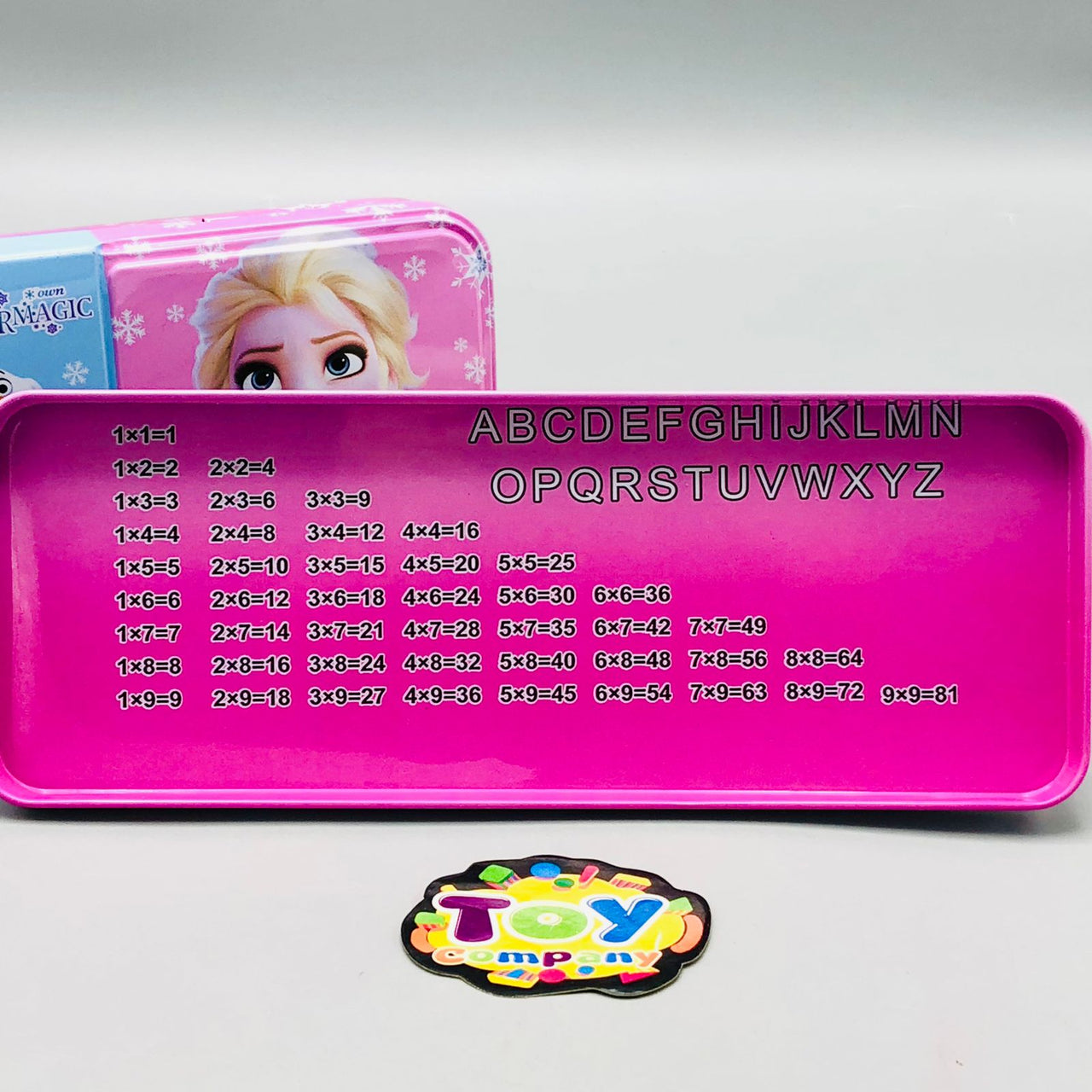 Tin Geometry Box With Stationary Set For Girls - Assortment