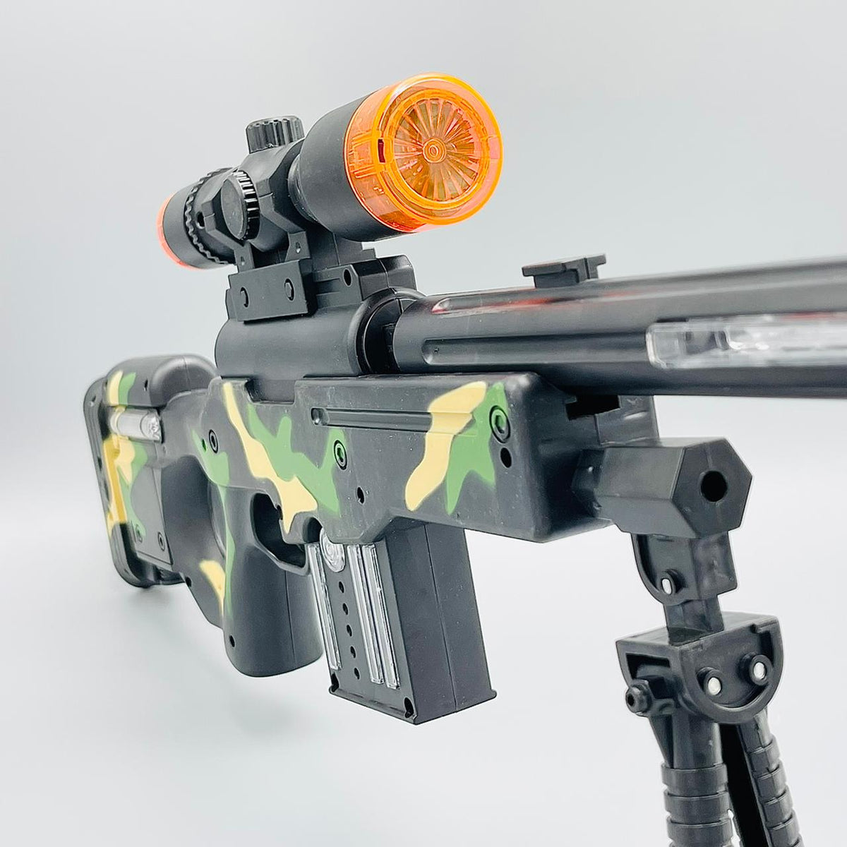 Military Toy Gun with Lights, Sound & Vibration