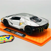 1:32 Diecast Lamborghini Centenario With Acrylic Display Box - Silver