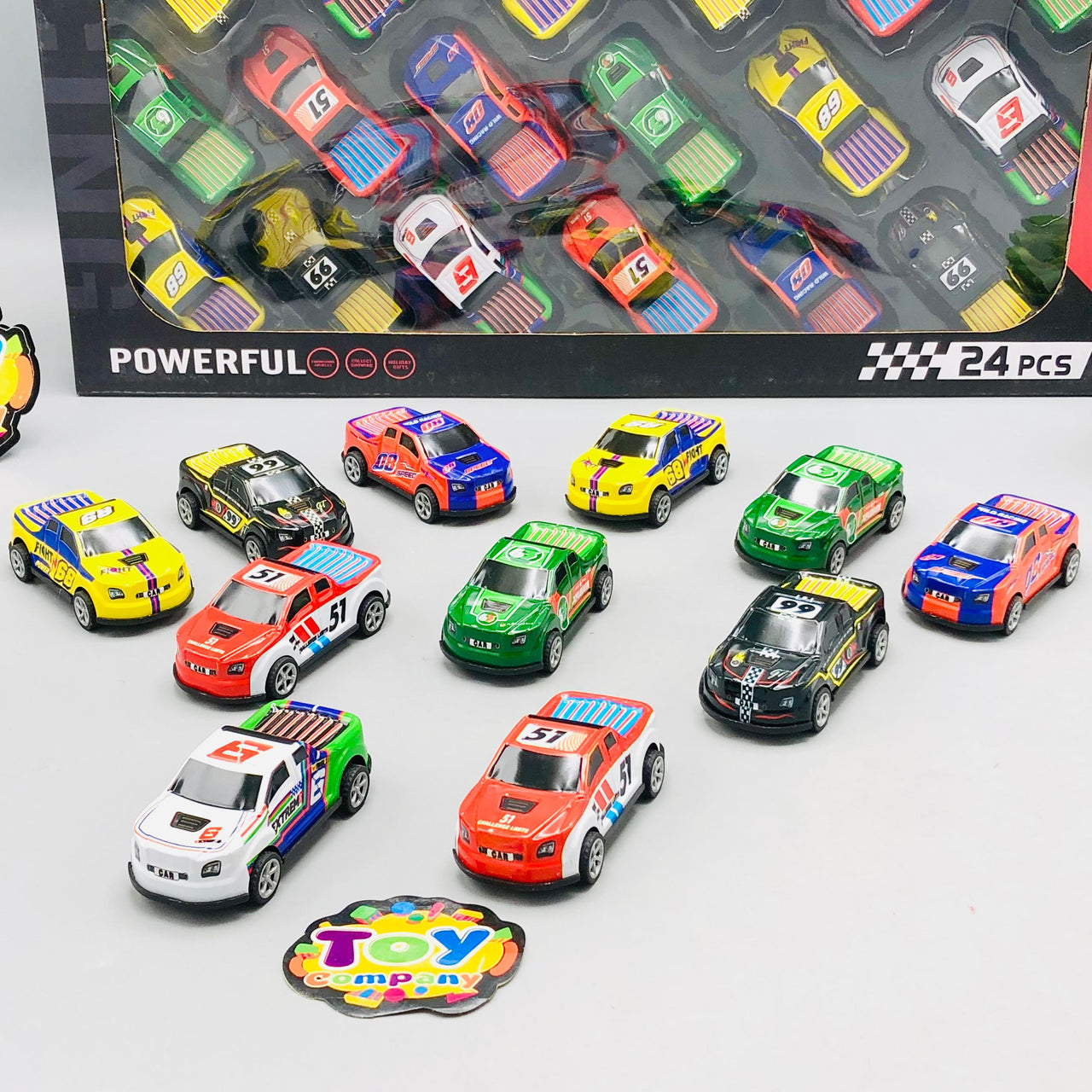 24Pcs Diecast Pullback Mini Racing Cars