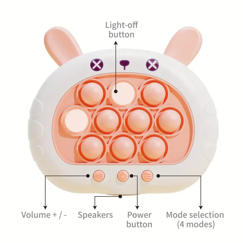 Multi-Modes Electronic Rabbit Pop Puzzle Game Machine
