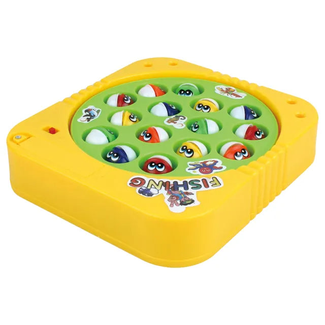Electric Mini Fishing Game Set With 15 Fish