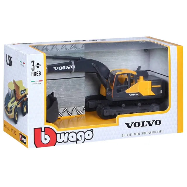 Bburago 1:50 Volvo Excavator Construction Vehicle