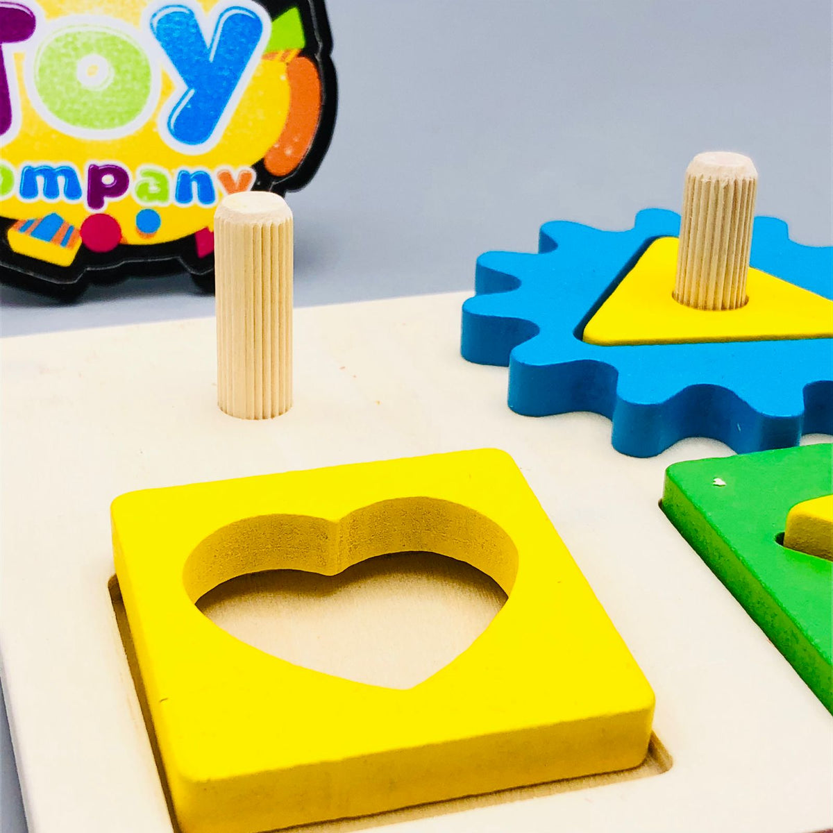 Wooden Montessori Gear Matching Board