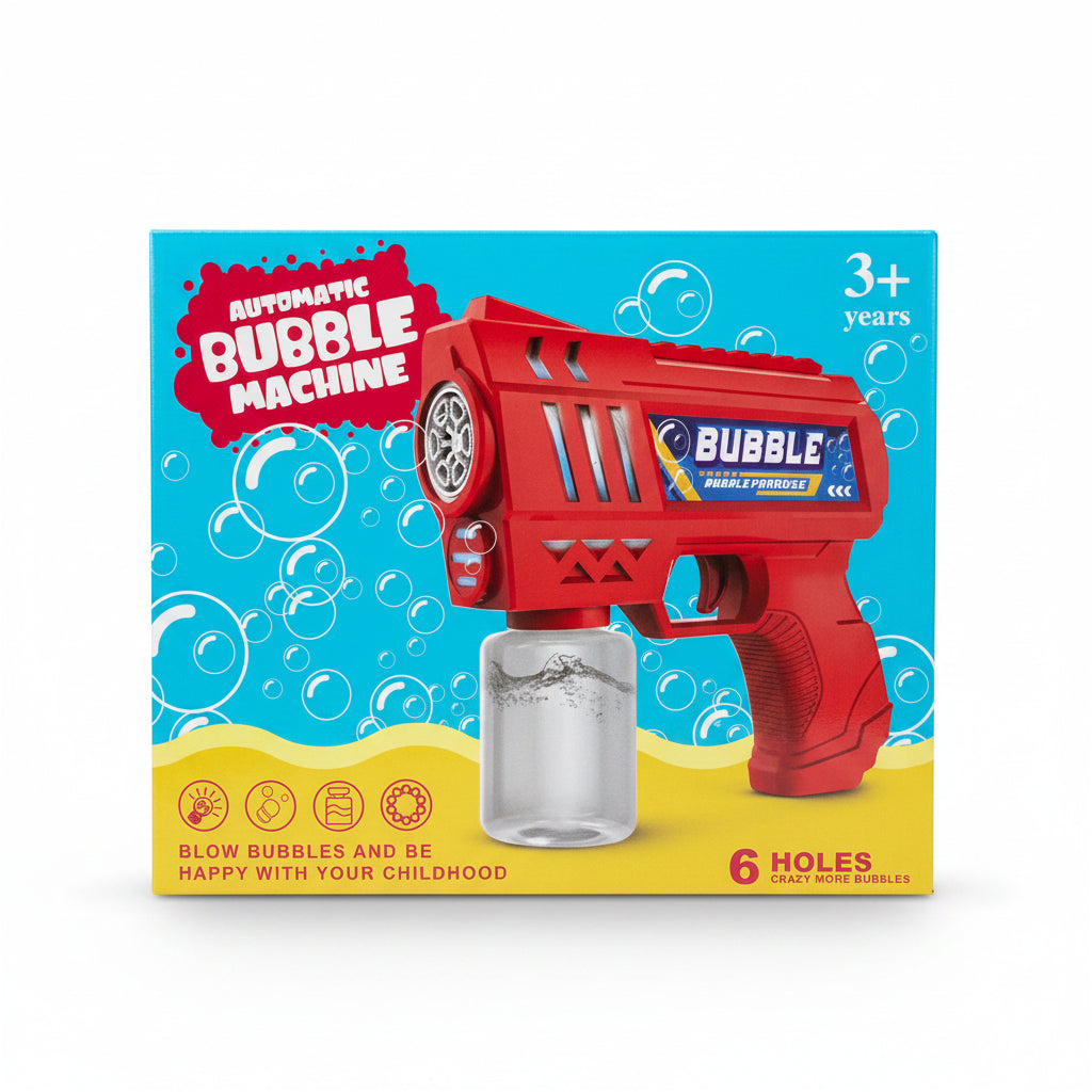 6 Holes Colorful Bubble Machine