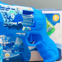 12 Holes Electric Dolphin Colorful Bubble Blaster Gun
