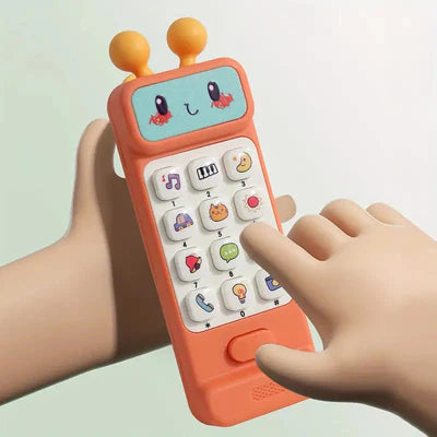 Robot Shaped Kids Musical Puzzle Mobile Phone
