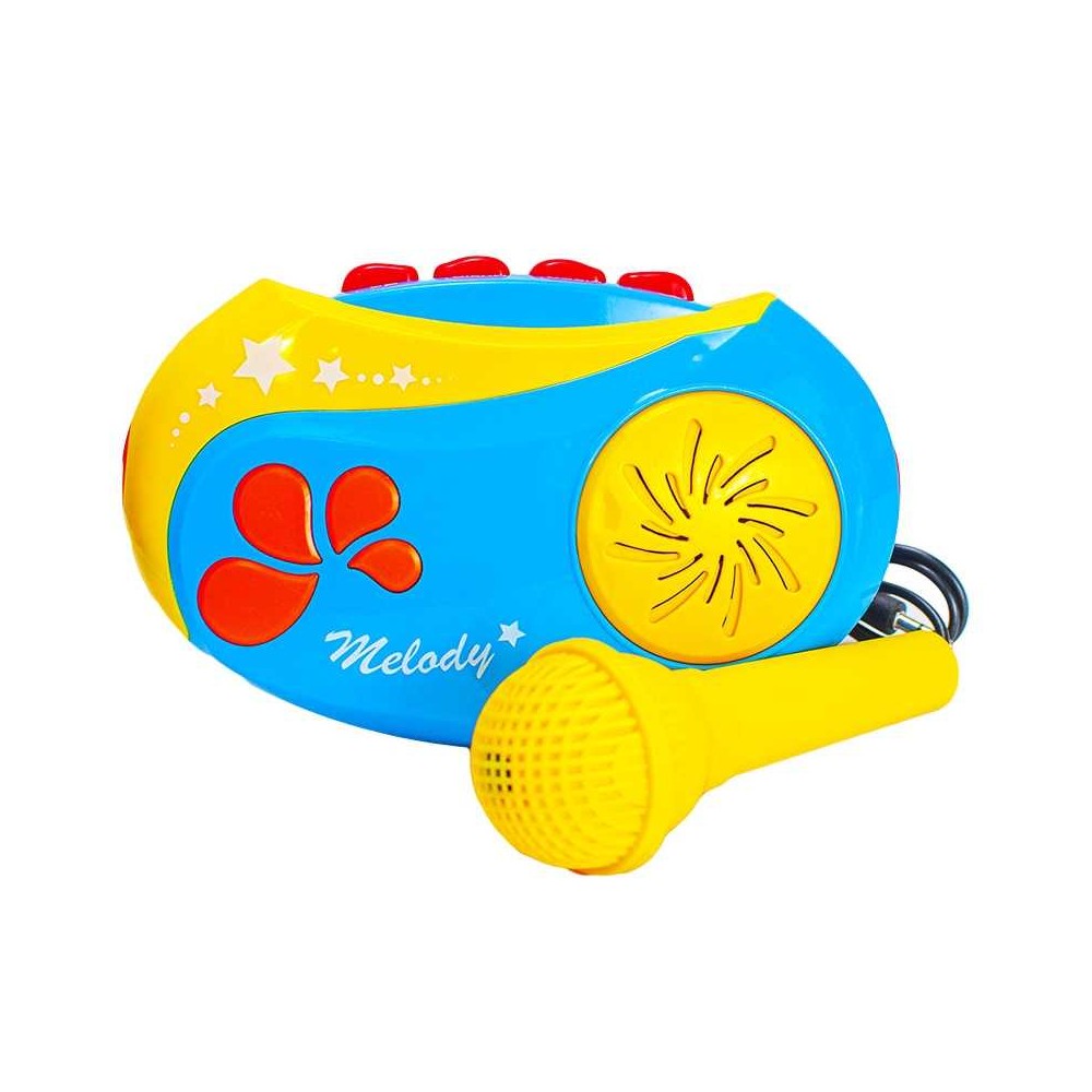 Cassette Player With Microphone - Blue