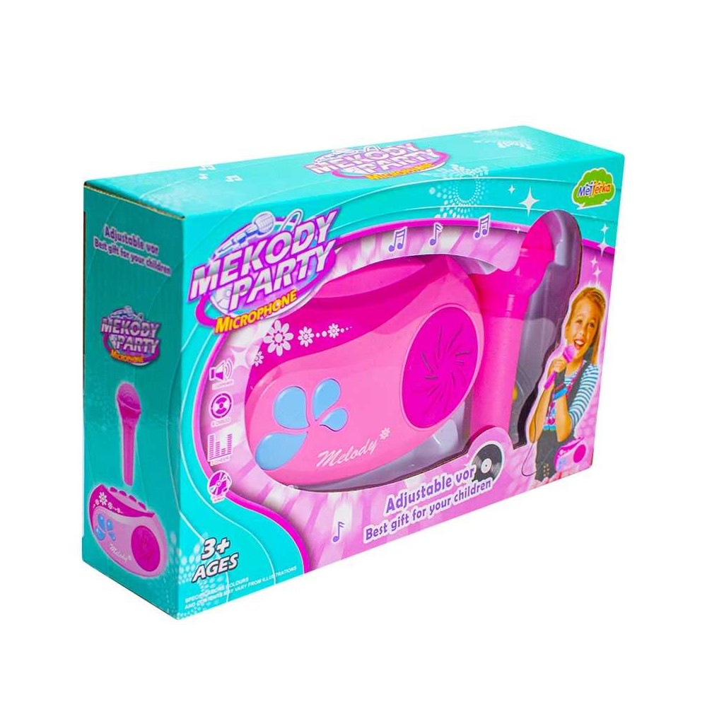 Cassette Player With Microphone - Pink