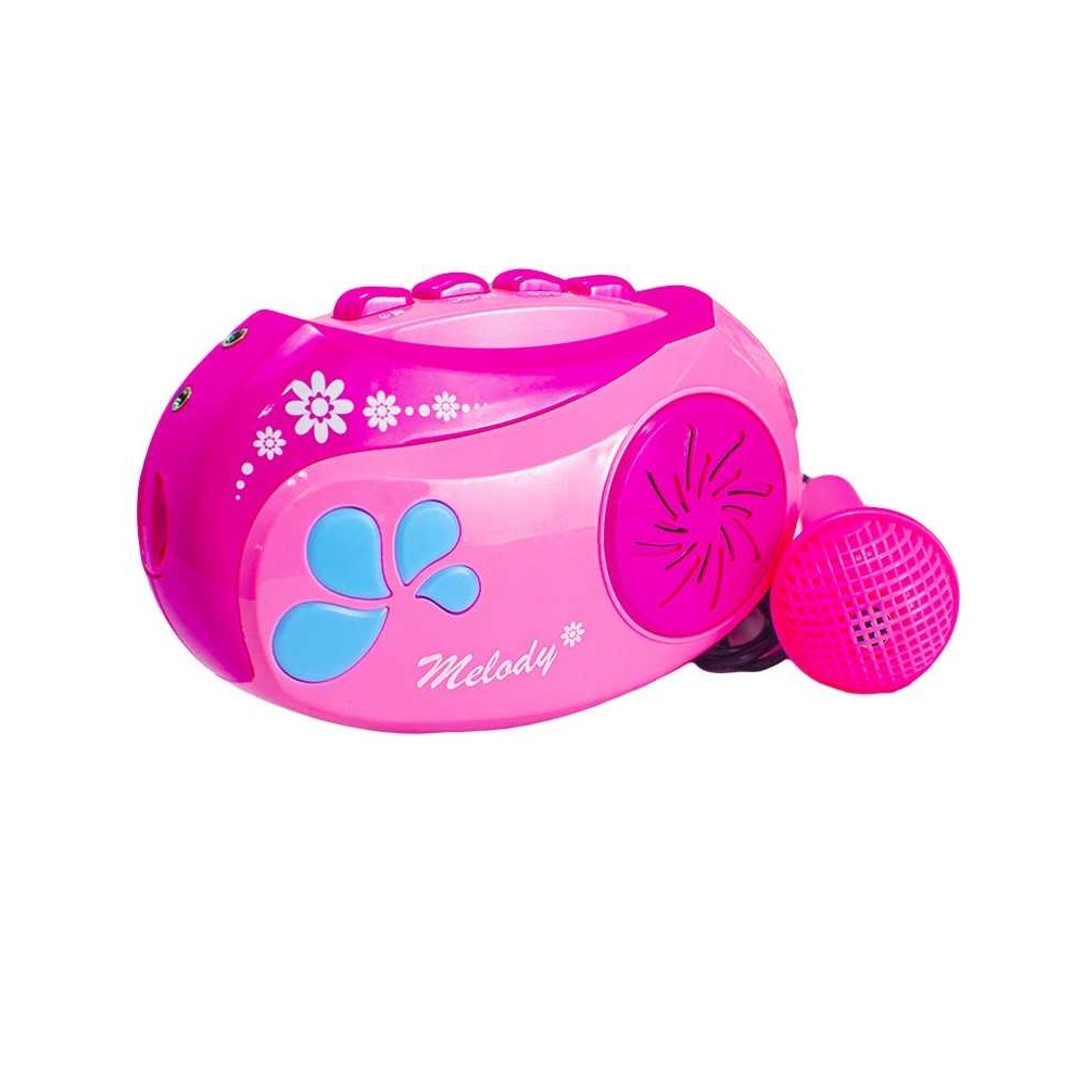 Cassette Player With Microphone - Pink