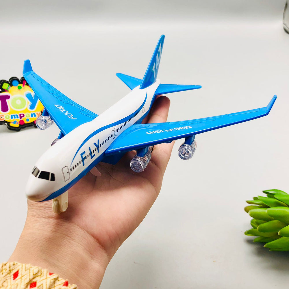 1:300 Diecast Pullback Jet Plane Model - 1Pc