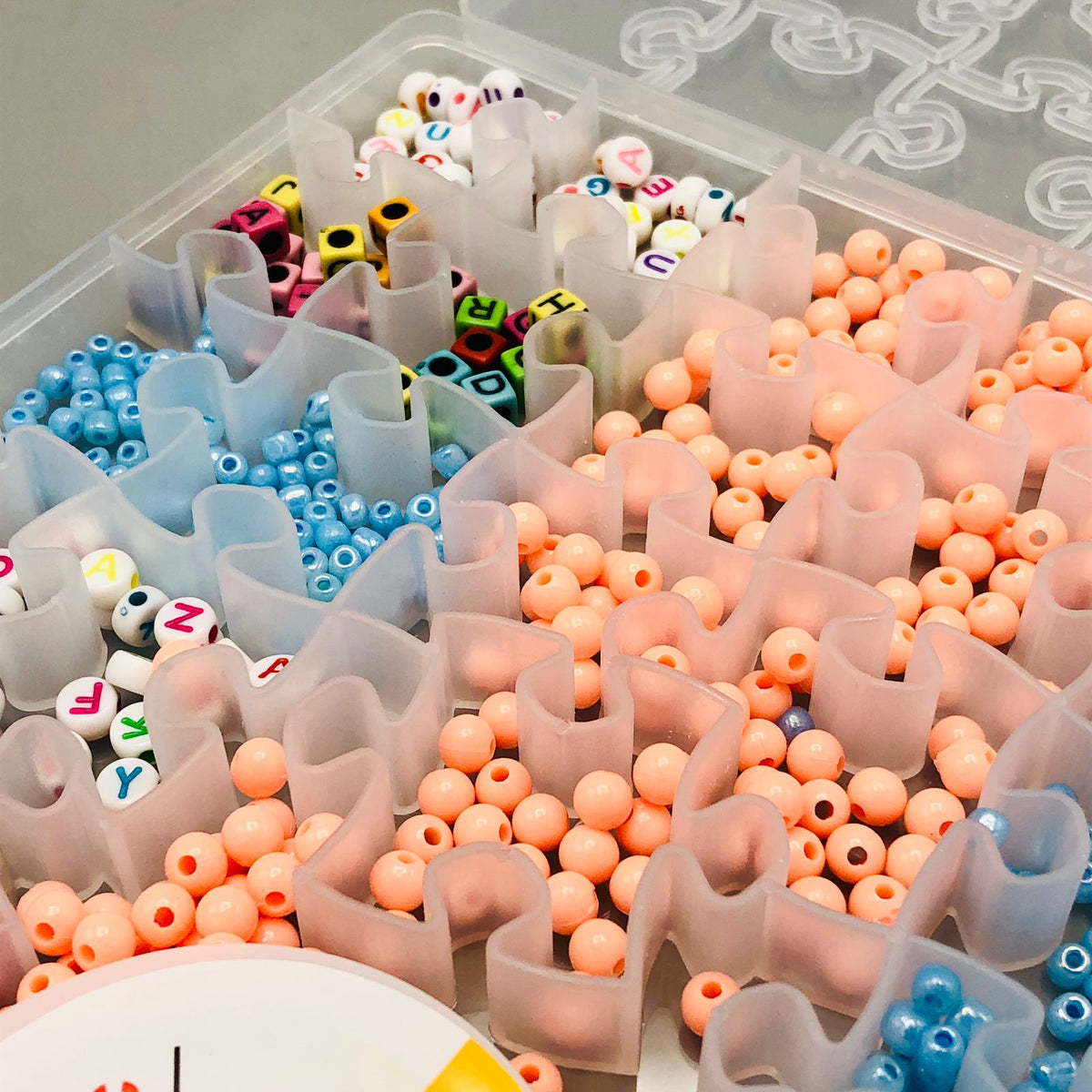 DIY Colorful Crystal Beads Set With Storage Box