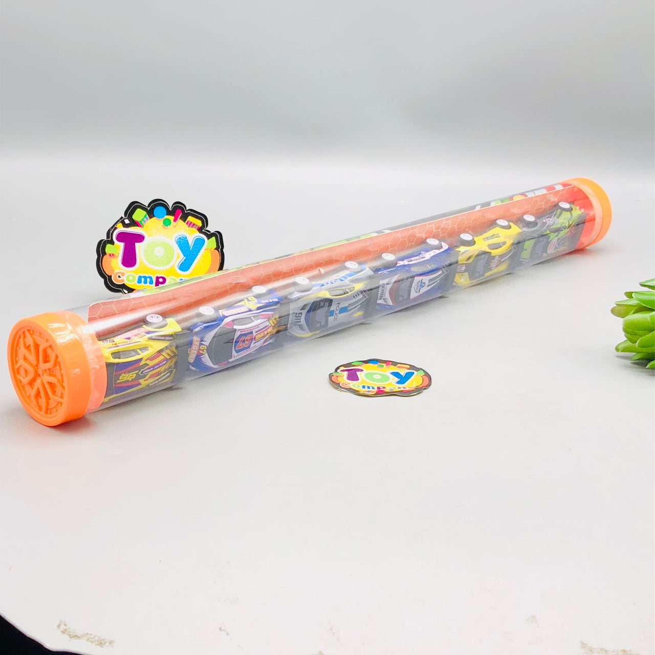6Pcs Mini Pullback Cars With Road Map