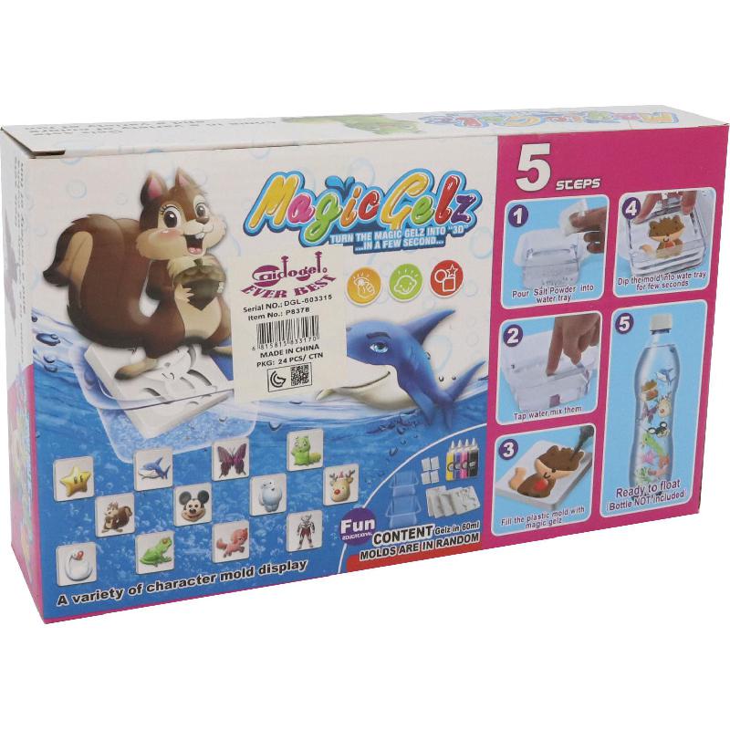 DIY Magic Gel Water Animal Molds