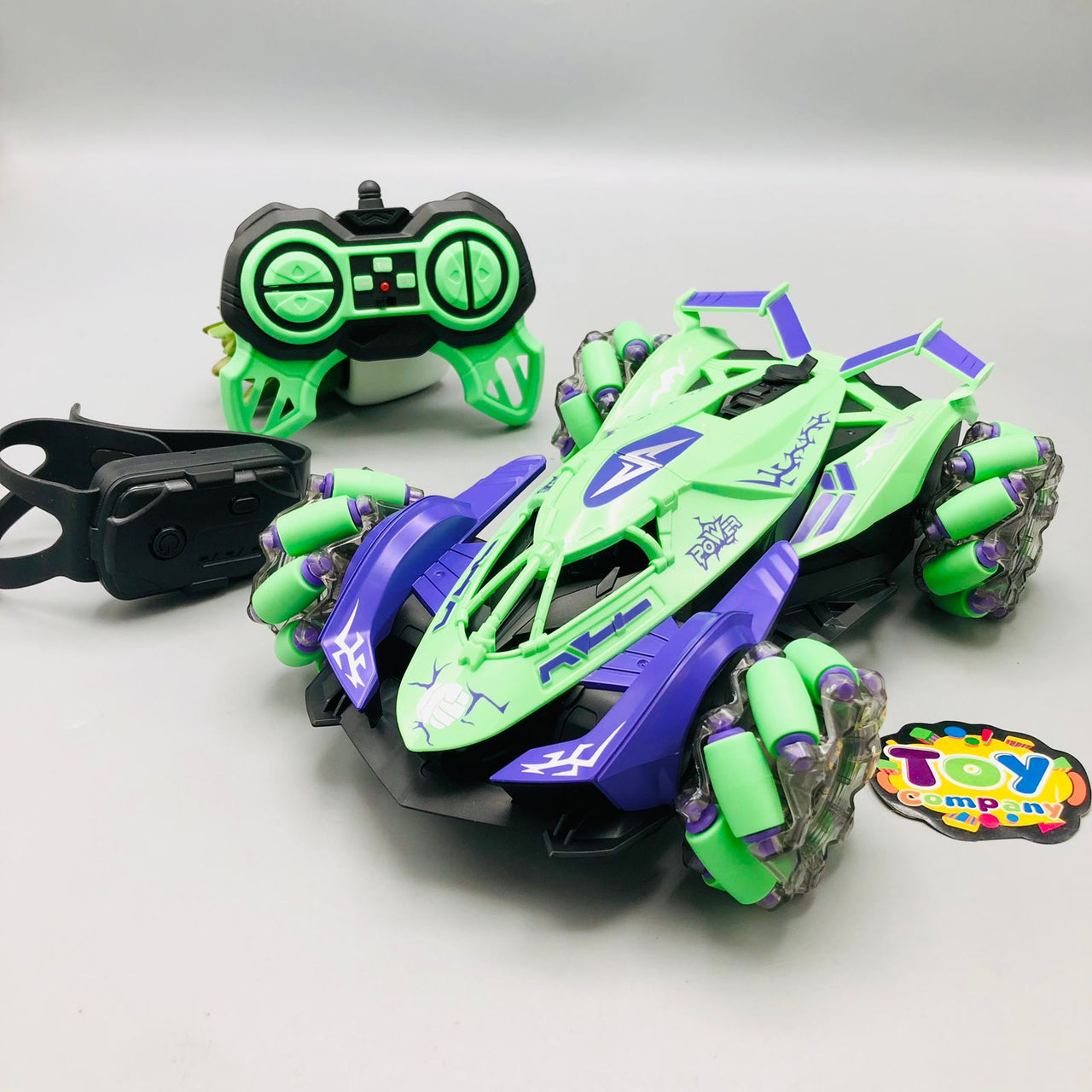Remote & Watch Controlled Stunt Spray Car