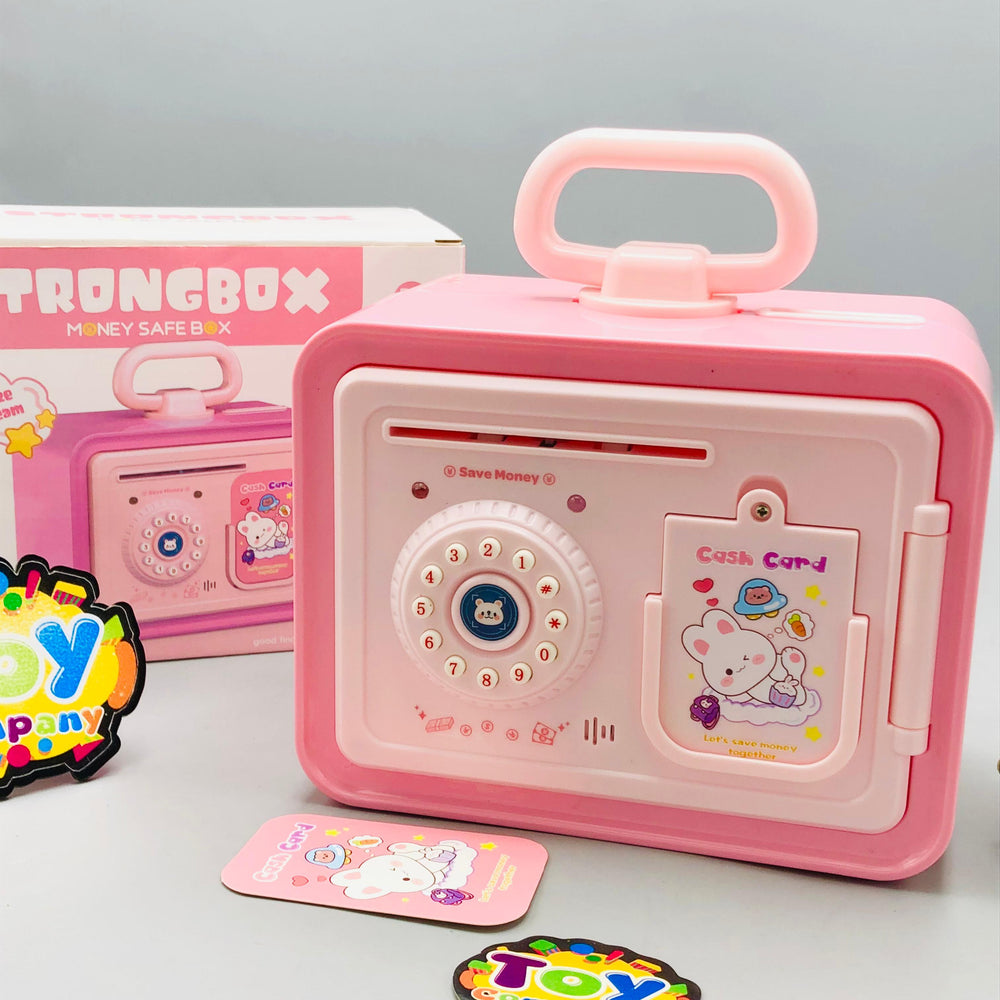 Kids Password & Face Recognition ATM Machine - Pink