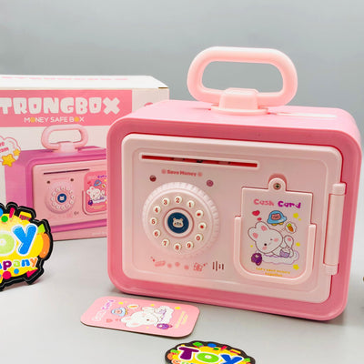 Kids Password & Face Recognition ATM Machine - Pink