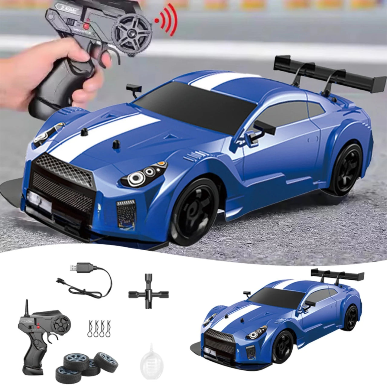 1:16 RC Nissan Drift Spray Car