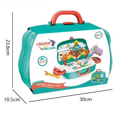 Creative Realistic Drill Tools Set Bag