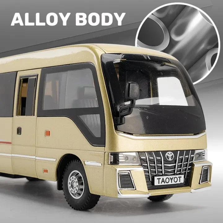 1:32 Diecast Toyota Coaster Bus Model
