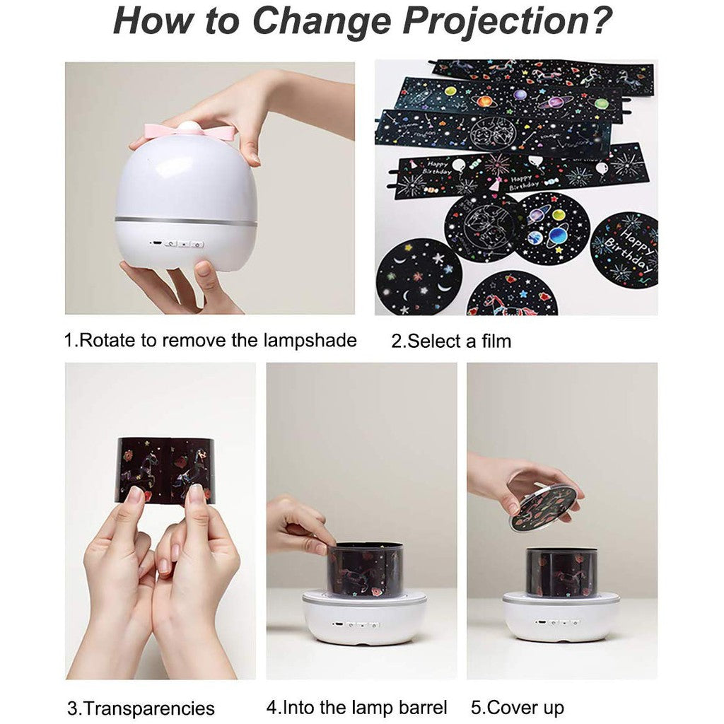 Kids Night Lights Projector Lamp