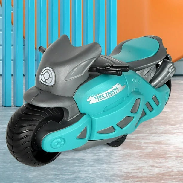 Mini ABS Inertial Motorcycle Toy - 1Pc