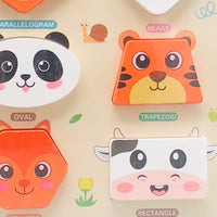 Wooden Mathematical Shapes Board With Names