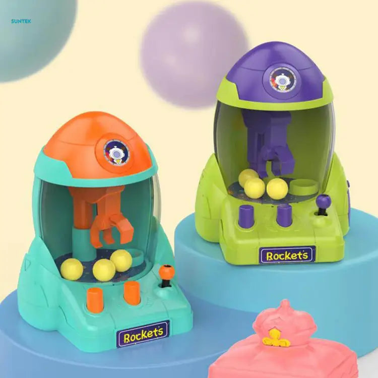 Space Rocket Ball Catcher Mini Claw Game
