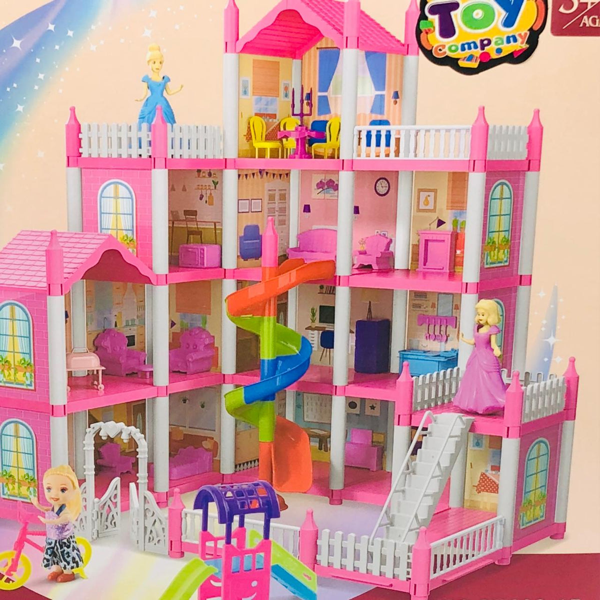 215Pcs DIY  Dream Villa Doll House