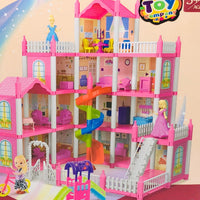 215Pcs DIY  Dream Villa Doll House