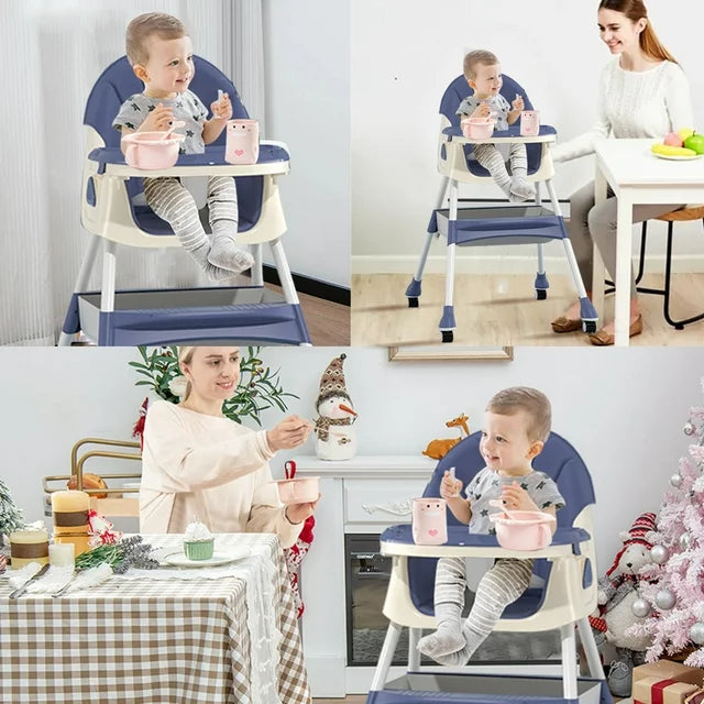 Kidilo 4in1 Convertible High Chair For Kids