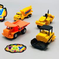 4Pcs Mini Diecast Construction Vehicles