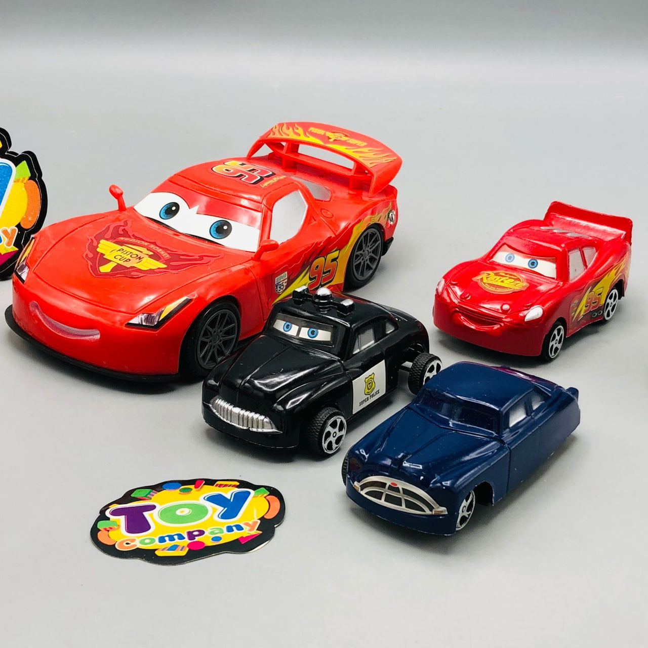 ABS McQueen Luxury Funky Racing Truck & Cars Set