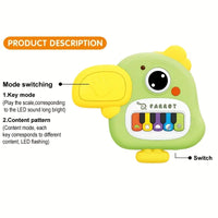 Battery Operated Mini Parrot Musical Piano