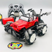 1:18 RC Remote & Watch Control Sport Stunt Car With Smoke